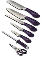 Berlingerhaus Komplet nožev iz nerjavečega jekla 8 kosov Purple Metallic Line BH-2670
