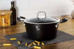 Berlingerhaus Pekač s pokrovom s titanovo površino 28 cm Black Professional Line BH-6124