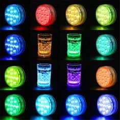 Alum online Potopna RGB 13 LED luč - podvodna nočna svetilka