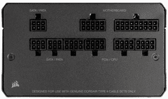 Corsair RM Series RM650 modularni napajalnik, 650 W, 80 PLUS GOLD, Ultra-low Noise, Power Supply