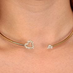 Morellato Brezčasna pozlačena ogrlica s kristali Incontri SAUQ01