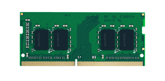 GoodRam DDR4 SODIMM pomnilnik (RAM) za prenosnik, 16 GB, 3200 MHz, CL22 (GR3200S464L22S/16GB)