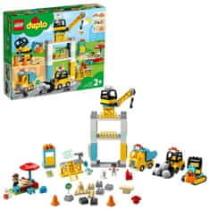 LEGO Duplo® Town 10933 Gradnja s stolpnim žerjavom
