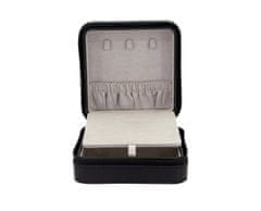Friedrich Lederwaren Elegantna črna potovalna škatla za nakit Milano 20143-2