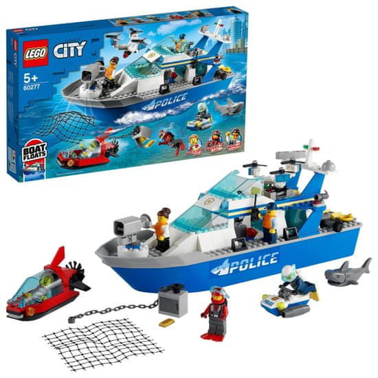 LEGO City Police 60277 Policijski patruljni čoln