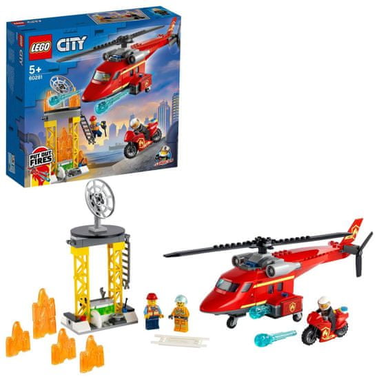 LEGO City 60281 Gasilsko-reševalni helikopter