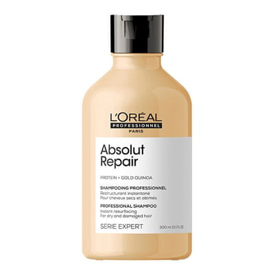 Loreal Professionnel Obnavljajoči šampon za zelo poškodovane lase Serum Expert Absolut Repair Gold Quinoa + Protein (Inst