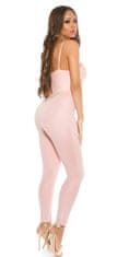 Amiatex Ženske overall hlače 75154, prašna roza, 12