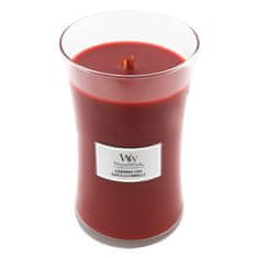 Woodwick Sveča ovalna vaza , Cimet in vanilija, 609,5 g