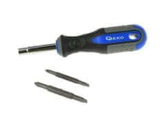GEKO Izvijač z zamenljivimi konicami 1/4" in 5/16" G32010