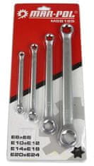 MAR-POL Garnitura nasadnih ključev Torx 4 kosi 6-24 mm M58165