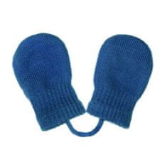 NEW BABY Otroške zimske rokavice modre - 56 (0-3m)