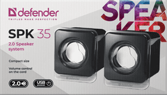 Defender SPK 35 zvočniki 2.0, 5W, USB, crna