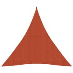Vidaxl Senčno jadro 160 g/m2 terakota 4,5x4,5x4,5 m HDPE