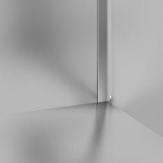 Vidaxl Komercialna delovna miza z omarico 60x60x96 cm nerjaveče jeklo