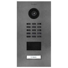 Doorbird D2101V IP video domofon - DB703 (antracit s kristalčki)