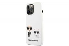 Karl Lagerfeld KLHCP13LSSKCW Full Bodies ovitek za iPhone 13 Pro, silikonska zaščita, bela