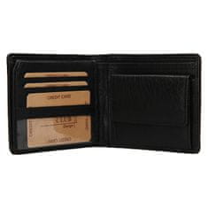Lagen Moška usnjena denarnica Black PW-521 -1