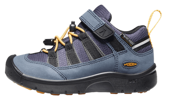 KEEN Hikeport 2 Low WP Y otroški usnjeni čevlji, blue nights/sunflower