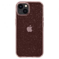Spigen Liquid Crystal Glitter ovitek za iPhone 13 Mini, prozorno roza z bleščicami