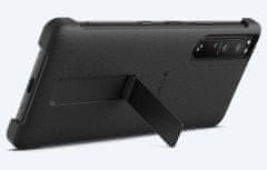 Sony Stand Cover ovitek za Xperia 1 III 5G, črn (XQZ-CBBCB)
