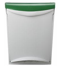 Rossignol SAS Koš za razvrščanje odpadkov Bakatri 50720, zložljiv, zelen, 50 L