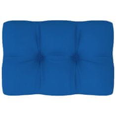 shumee Blazina za kavč iz palet kraljevsko modra 60x40x12 cm