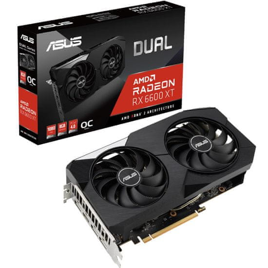 ASUS Dual Radeon RX 6600 XT grafična kartica, 8GB, GDDR6 (90YV0GN1-M0NA00)