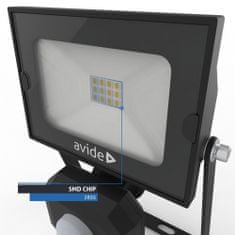 Avide Slim SMD LED reflektor s senzorjem, 10W, NW, 4000K