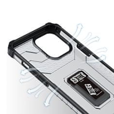 MG Crystal Ring plastika ovitek za iPhone 13 Pro, črna
