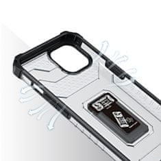 MG Crystal Ring plastika ovitek za iPhone 13, črna