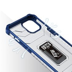 MG Crystal Ring plastika ovitek za iPhone 13, modro