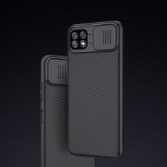Nillkin CamShield silikonski ovitek za Samsung Galaxy A22 5G, črna