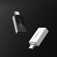 Ugreen OTG adapter USB 3.0 / USB-C F/M, belo