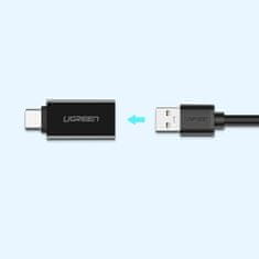 Ugreen OTG adapter USB 3.0 / USB-C F/M, belo