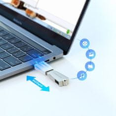 Ugreen OTG adapter USB 3.0 / USB-C F/M, belo