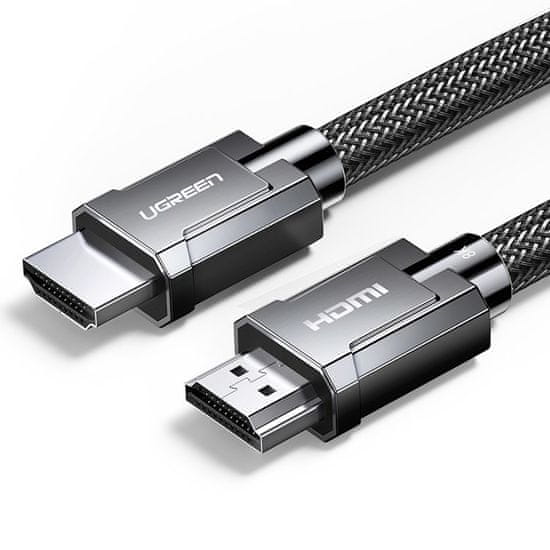 Ugreen HD135 HDMI 2.1 kabel 8K 60Hz / 4K 120Hz 3D 2m, siva