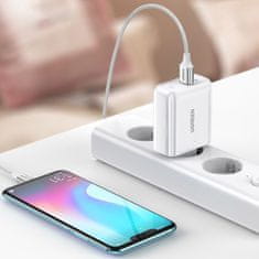 Ugreen CD170 polnilnik USB-C / USB QC 4.0 PD 36W , bela