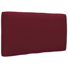 shumee Blazina za kavč iz palet vinsko rdeča 70x40x12 cm