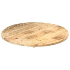 shumee Mizna plošča iz trdnega mangovega lesa okrogla 25-27 mm 80 cm