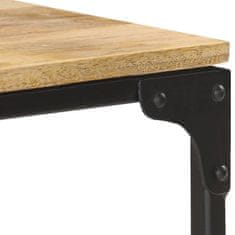 Vidaxl Klubska mizica 90x30x40 cm trden mangov les
