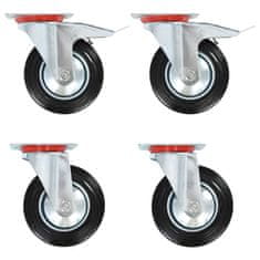 shumee vidaXL Gibljiva kolesa 4 kosi 160 mm