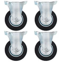shumee vidaXL Fiksna kolesa 8 kosov 100 mm
