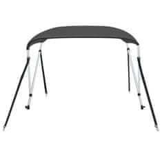 Vidaxl Bimini tenda z 2 lokoma antracitna 180x130x110 cm