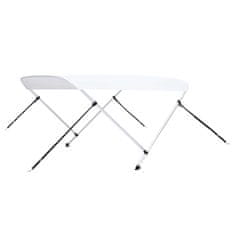 Vidaxl Bimini tenda z 2 lokoma bela 180x150x110 cm