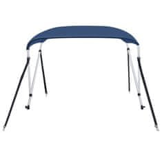 Greatstore Bimini tenda z 2 lokoma mornarsko modra 150x120x110 cm