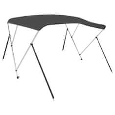 Vidaxl Bimini tenda s 3 loki antracitna 183x140x137 cm