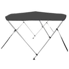 Greatstore Bimini tenda s 3 loki antracitna 183x180x137 cm