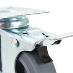 Vidaxl vidaXL 8 vrtljivih kolesc, 75 mm