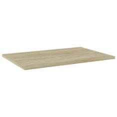 Vidaxl Dodatne police za omaro 4 kosi sonoma hrast 60x40x1,5 cm